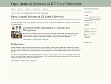 Tablet Screenshot of ojs.cnr.ncsu.edu