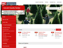 Tablet Screenshot of lincoln.ces.ncsu.edu