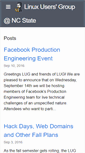 Mobile Screenshot of lug.ncsu.edu