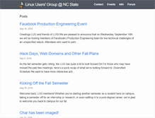 Tablet Screenshot of lug.ncsu.edu