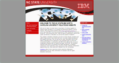 Desktop Screenshot of ibm.ncsu.edu