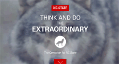 Desktop Screenshot of campaign.ncsu.edu