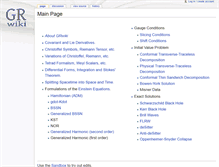 Tablet Screenshot of grwiki.physics.ncsu.edu