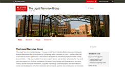 Desktop Screenshot of liquidnarrative.csc.ncsu.edu