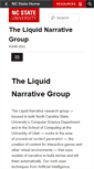 Mobile Screenshot of liquidnarrative.csc.ncsu.edu