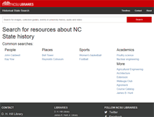 Tablet Screenshot of historicalstate.lib.ncsu.edu
