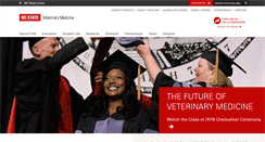 Desktop Screenshot of cvm.ncsu.edu