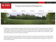 Tablet Screenshot of forage.ncsu.edu