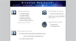 Desktop Screenshot of jwbrown.mbio.ncsu.edu