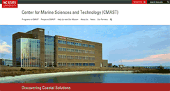 Desktop Screenshot of cmast.ncsu.edu