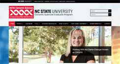 Desktop Screenshot of genomics.ncsu.edu