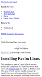 Mobile Screenshot of install.linux.ncsu.edu