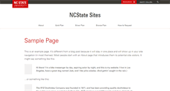 Desktop Screenshot of info.ncsu.edu