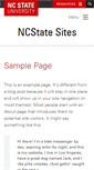Mobile Screenshot of info.ncsu.edu