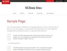 Tablet Screenshot of info.ncsu.edu