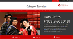 Desktop Screenshot of ced.ncsu.edu