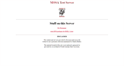 Desktop Screenshot of mosa.unity.ncsu.edu