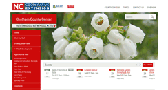 Desktop Screenshot of chatham.ces.ncsu.edu