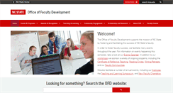 Desktop Screenshot of ofd.ncsu.edu