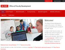 Tablet Screenshot of ofd.ncsu.edu