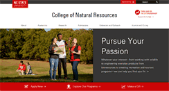 Desktop Screenshot of cnr.ncsu.edu