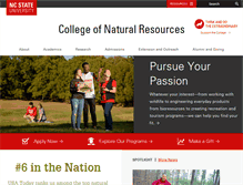 Tablet Screenshot of cnr.ncsu.edu