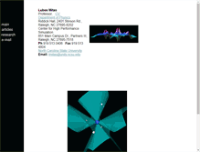 Tablet Screenshot of altair.physics.ncsu.edu