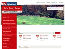 Tablet Screenshot of burke.ces.ncsu.edu