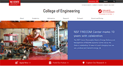 Desktop Screenshot of engr.ncsu.edu