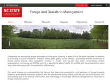 Tablet Screenshot of forages.ncsu.edu