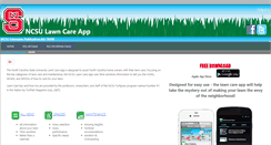 Desktop Screenshot of lawncare.ncsu.edu