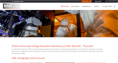 Desktop Screenshot of nnf.ncsu.edu