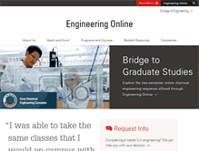 Tablet Screenshot of engineeringonline.ncsu.edu