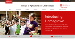 Desktop Screenshot of cals.ncsu.edu