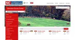 Desktop Screenshot of cherokee.ces.ncsu.edu