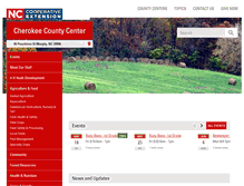 Tablet Screenshot of cherokee.ces.ncsu.edu