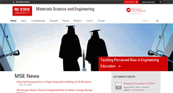 Desktop Screenshot of mse.ncsu.edu