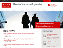 Tablet Screenshot of mse.ncsu.edu