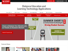 Tablet Screenshot of delta.ncsu.edu